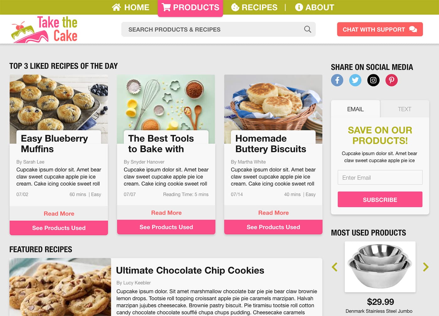 Mockup of second iteration