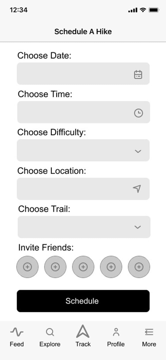User flow screen 5